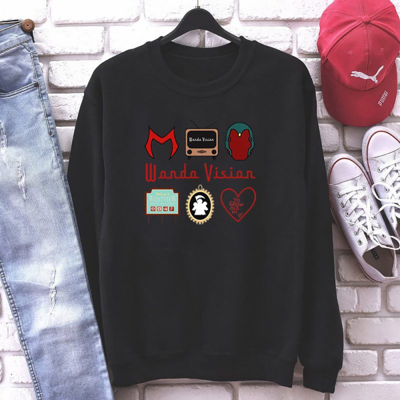 Retro TV-Inspired Print Sweatshirt - Image 5