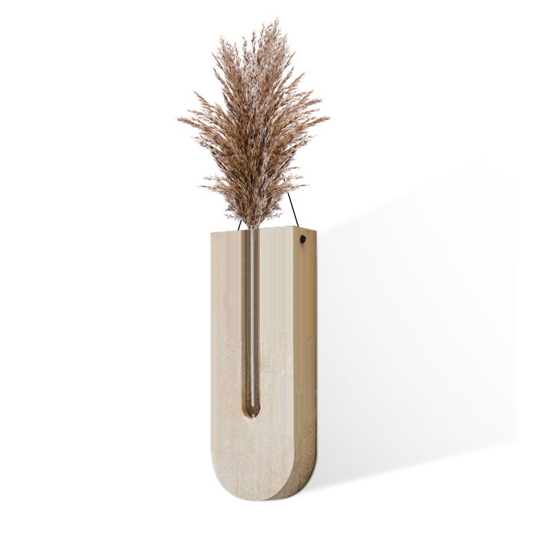 Wooden Indoor Wall Hanging Planter Vase - Image 7