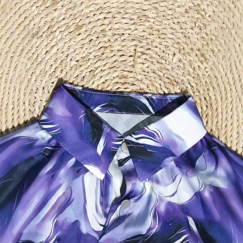 Lapel Loose Button Shirt - Image 9