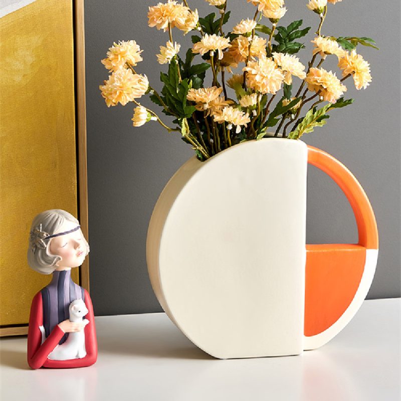 Modern Light Luxury Ceramic Vase - Image 2