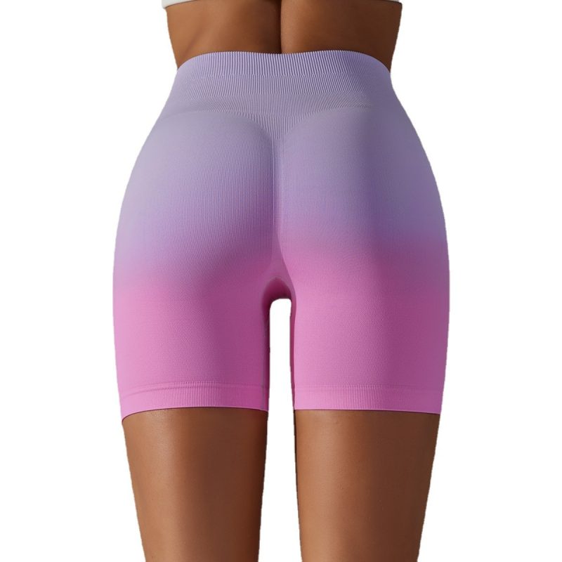 High Elastic Gradient Seamless Abdominal Pants - Image 4