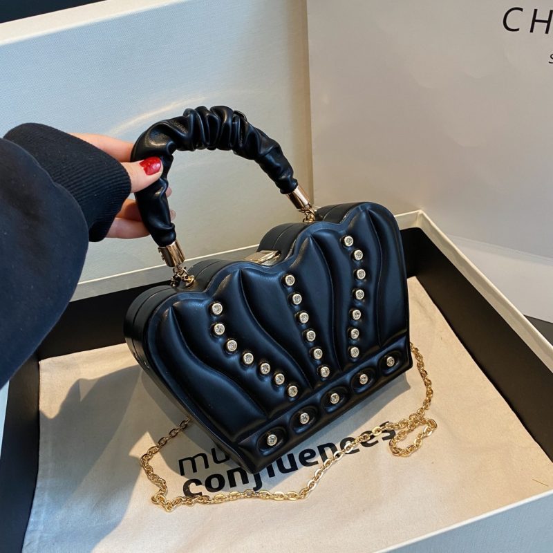 Elegant Crown Messenger Bag - Image 6