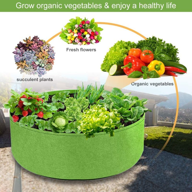 Round Garden Raised Bed Planter Pot - Image 9