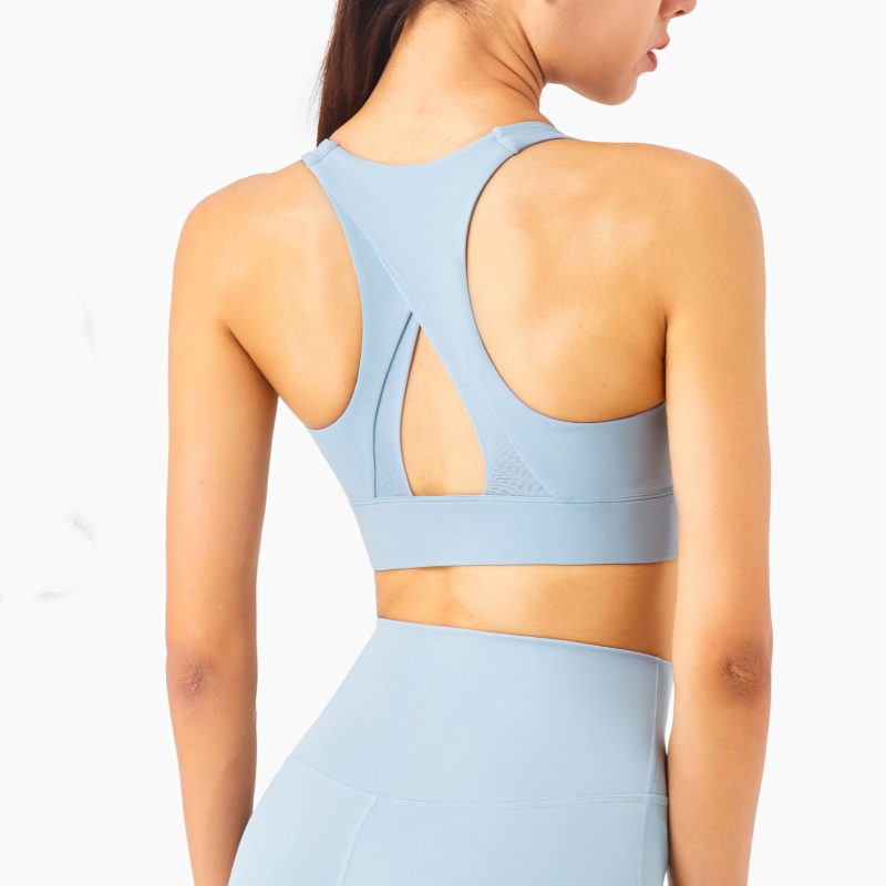 Women's Mesh Stitching Yoga Bra - Image 5