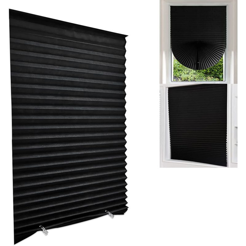 Self-adhesive Pleated Full Shading Curtain - Image 4