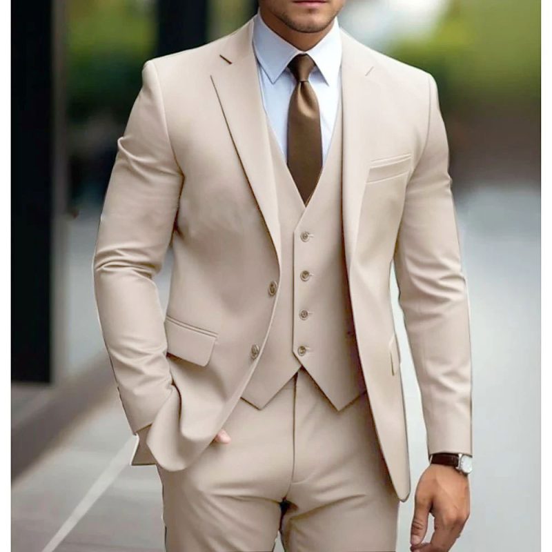 Business Casual Men's Three-piece Suit - Image 9