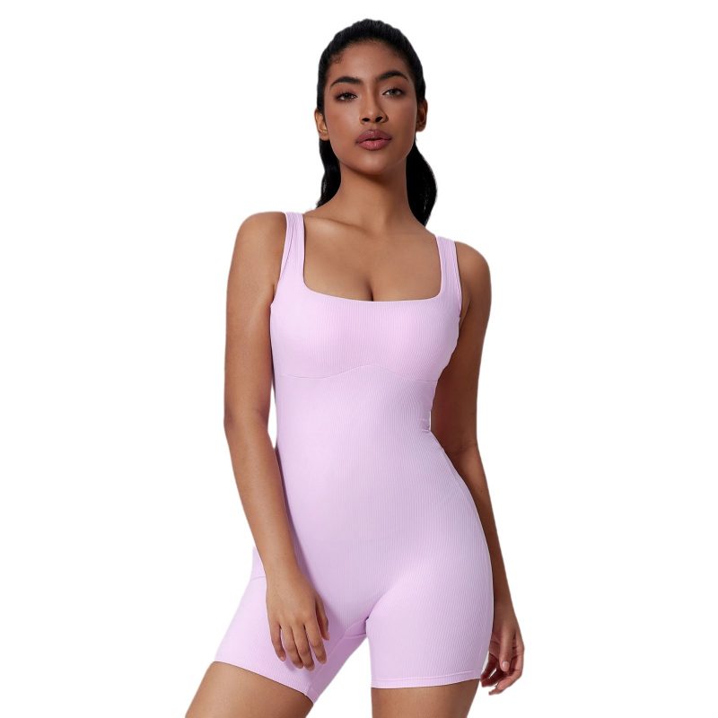 Beauty Back Yoga Short Jumpsuit - Image 4
