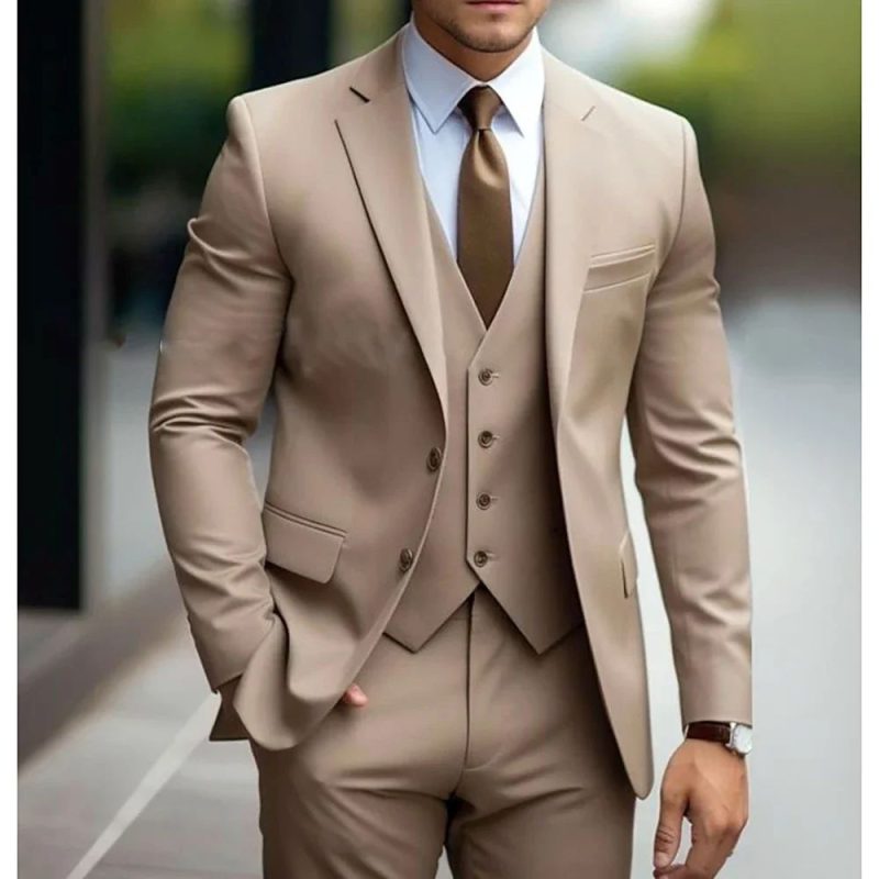 Business Casual Men's Three-piece Suit - Image 8