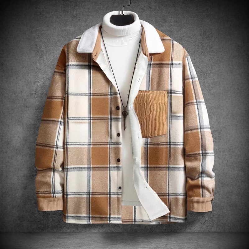 Retro Outerwear Brushed Jacket