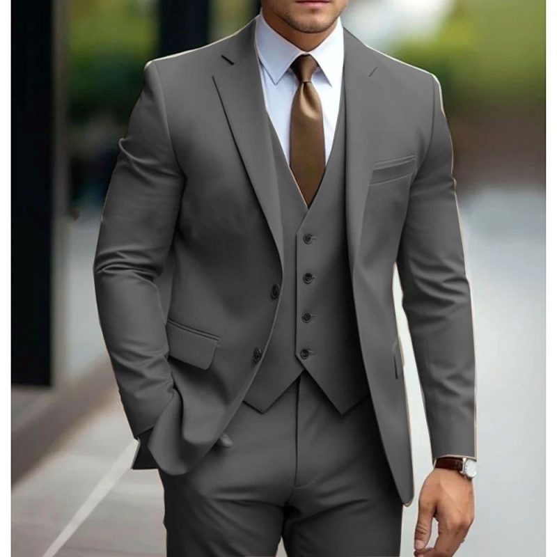 Business Casual Men's Three-piece Suit - Image 7
