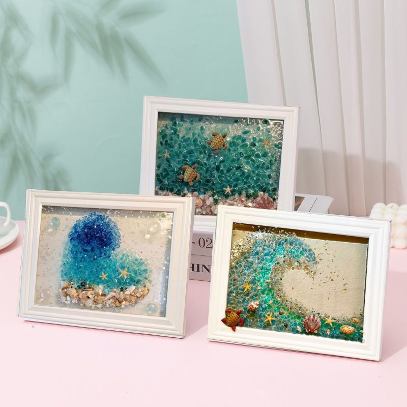 Home Glass Painting Photo Frame