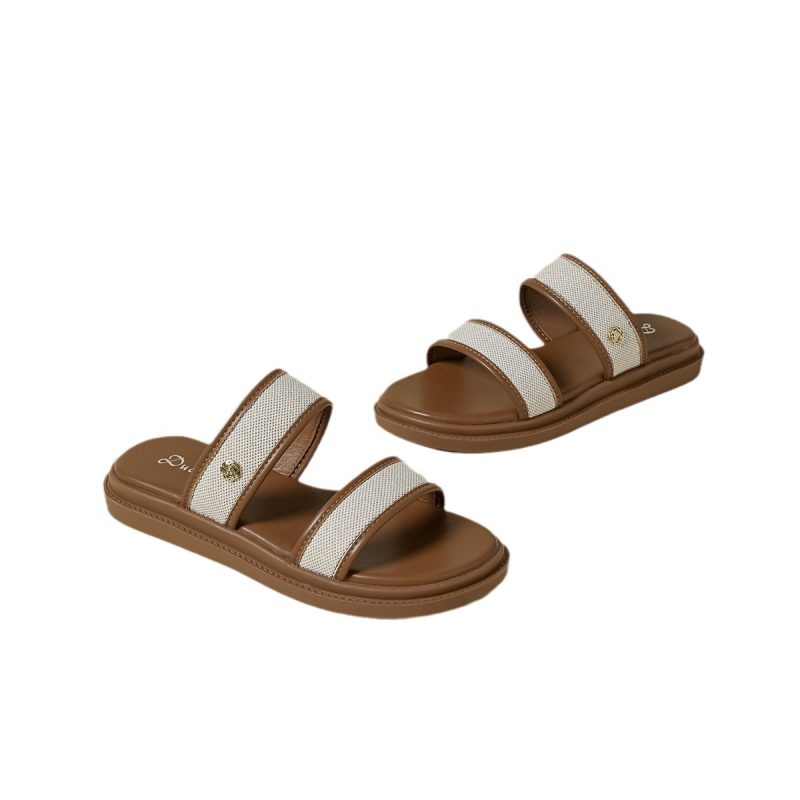 Women's Vintage Soft Bottom Flip-Flops - Image 2