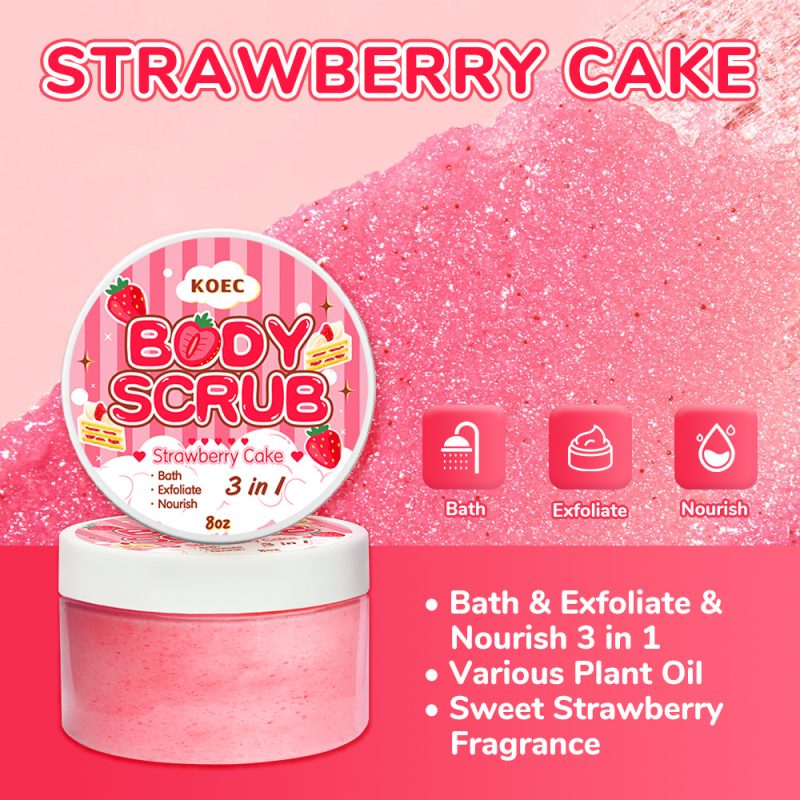 Deep Exfoliating Strawberry Body Scrub - Image 2
