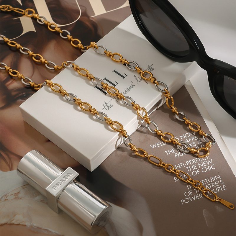 Addison Two Tone Gold Bracelet - Image 5