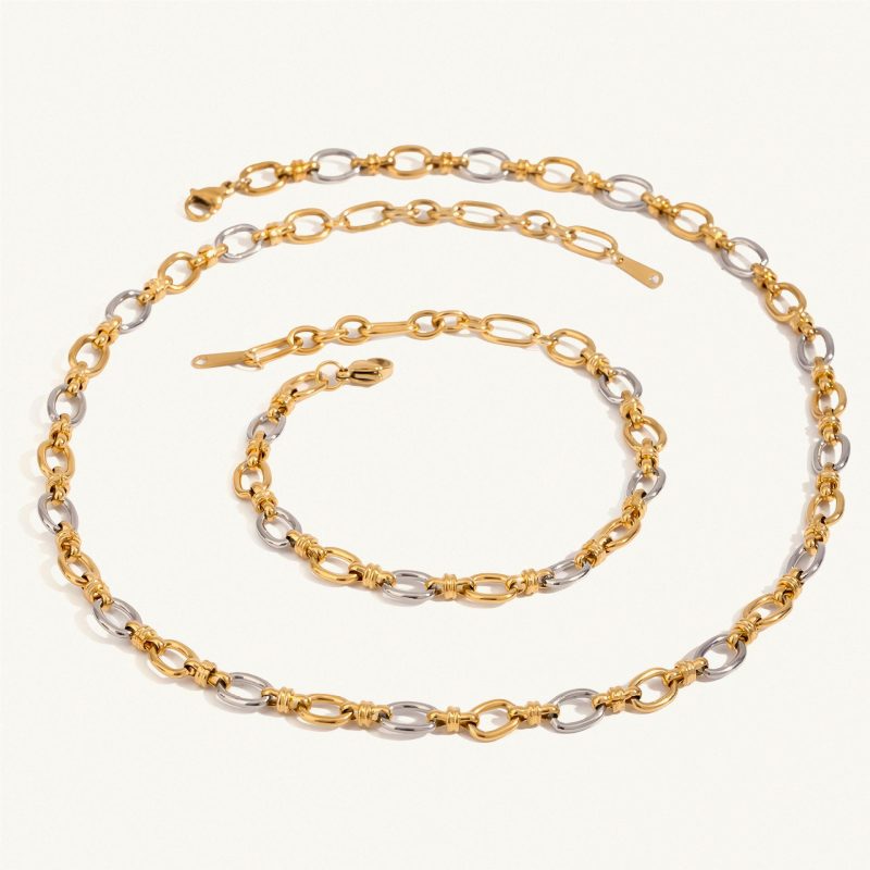 Addison Two Tone Gold Bracelet - Image 2