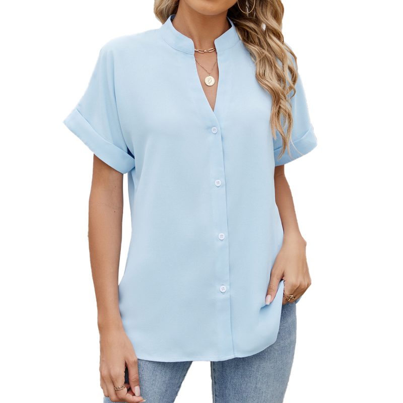 Loose Short Sleeve Shirts - Image 4