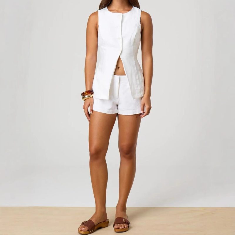 Wide Leg Leisure Shorts