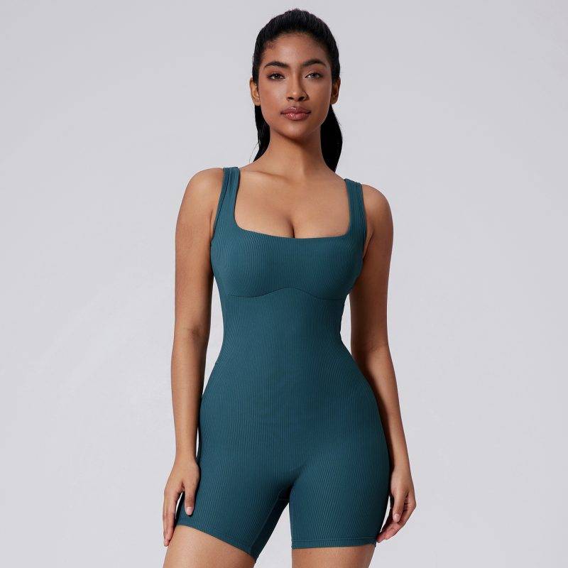Beauty Back Yoga Short Jumpsuit
