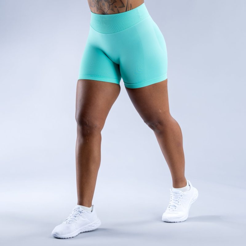 Seamless Knitted Fitness Yoga Shorts - Image 5