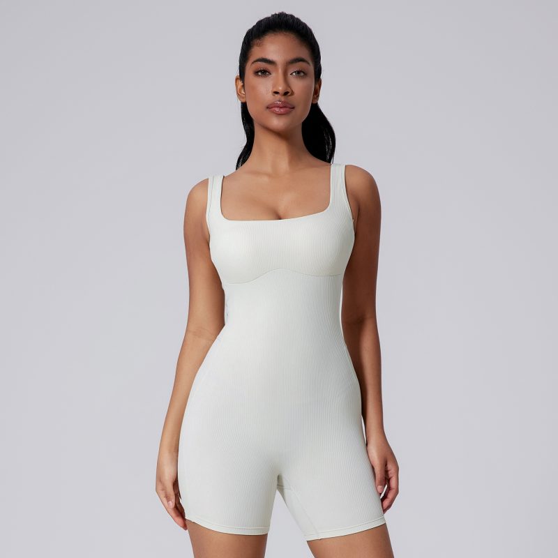 Beauty Back Yoga Short Jumpsuit - Image 2