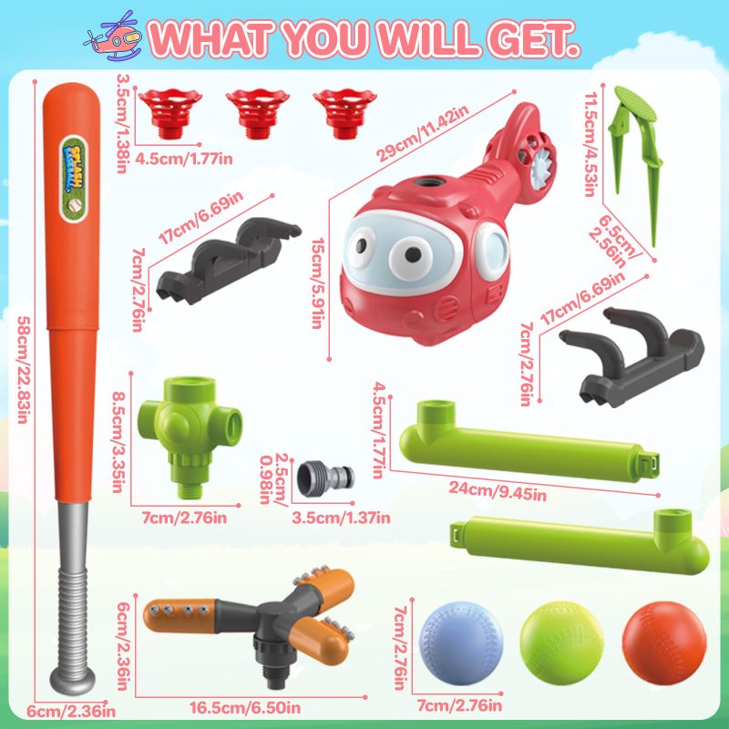 4-In-1 Water Helicopter Sprinklers Water Toy - Image 4