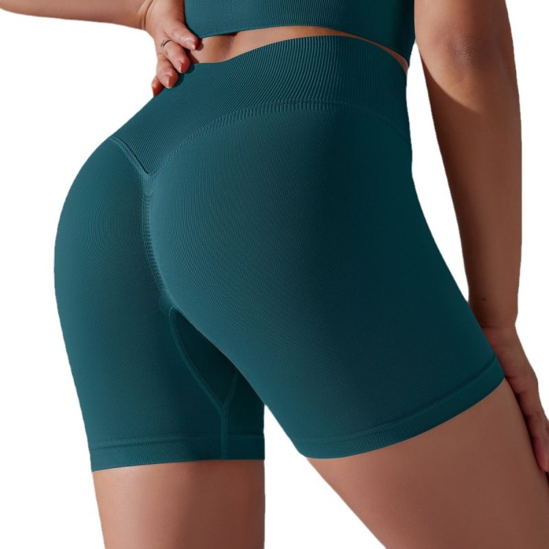 High Elastic Skinny Yoga Shorts - Image 7