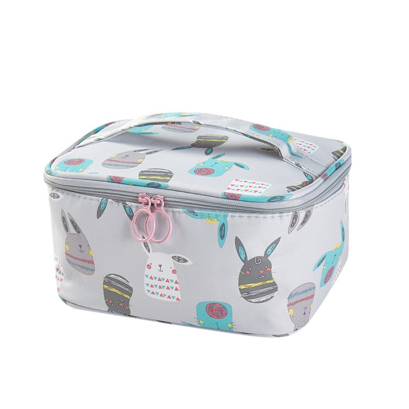 Portable Cartoon Square Large Toiletry Bag - Image 5