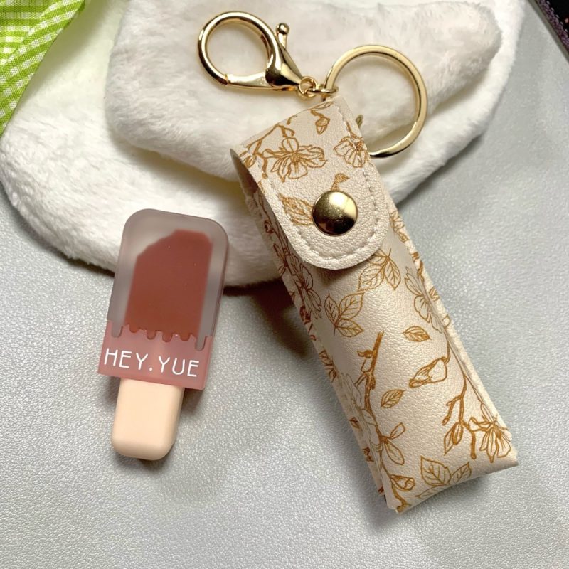 Mini Icecream Shaped Lipgloss WIth Bag - Image 4