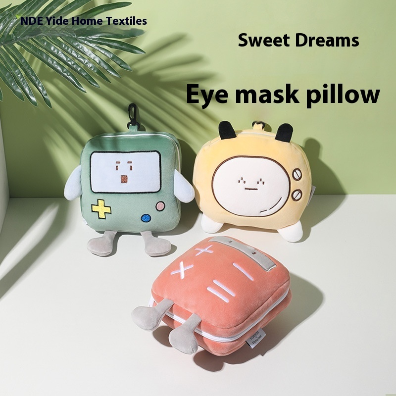 U-shape Storage Eye Mask Travel Pillow