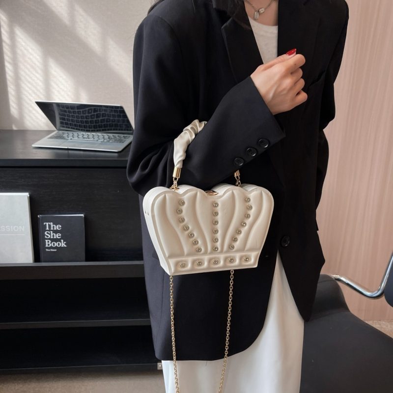 Elegant Crown Messenger Bag