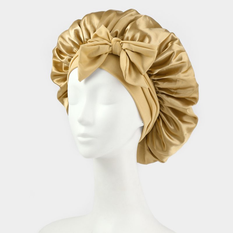 Double Layer Satin Silk Bonnet - Image 8
