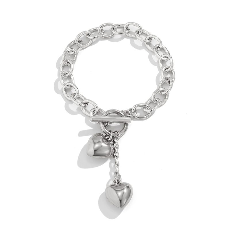 Pendant Thick Chain Key Lock Necklace For Women - Image 5