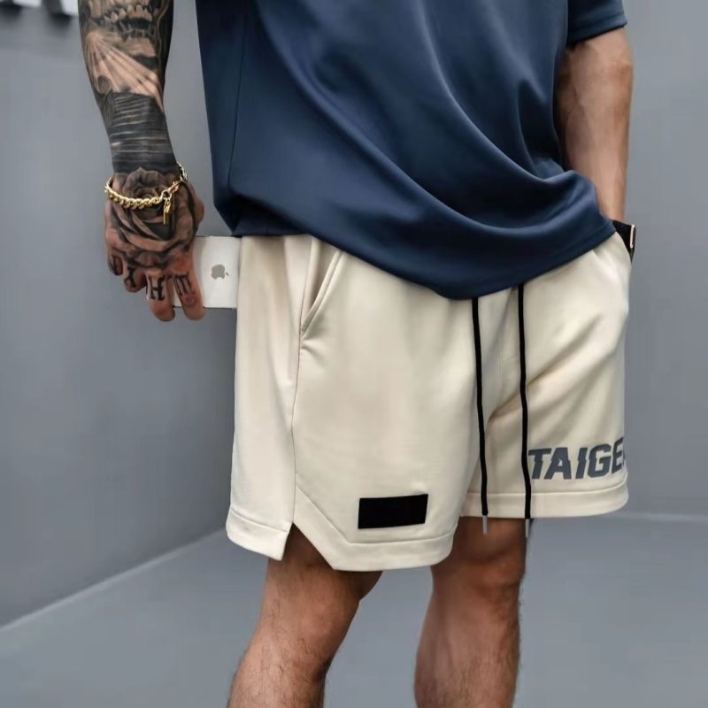 Loose Men's Side Zipper Shorts