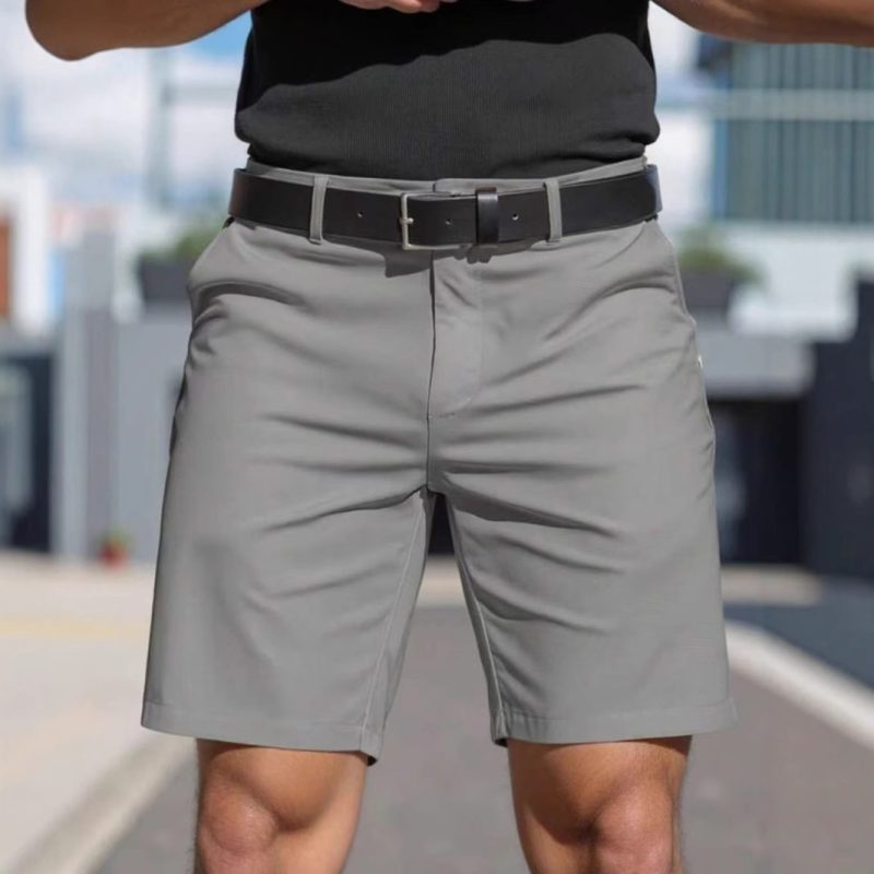 Men's Solid Color Shorts - Image 7