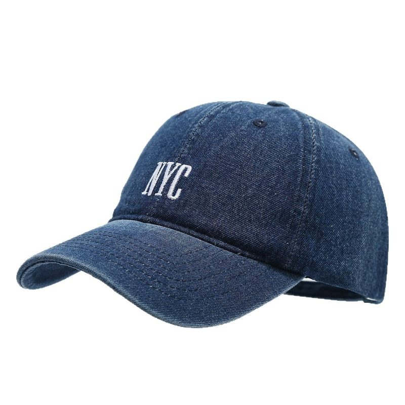 Retro Denim Alphabet Cap - Image 4