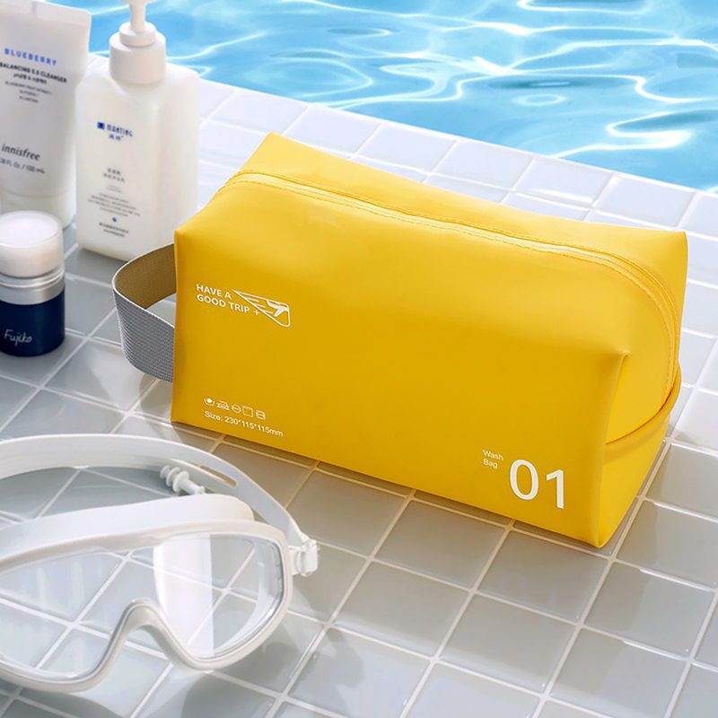 PU Leather Waterproof Toiletry Bag - Image 10