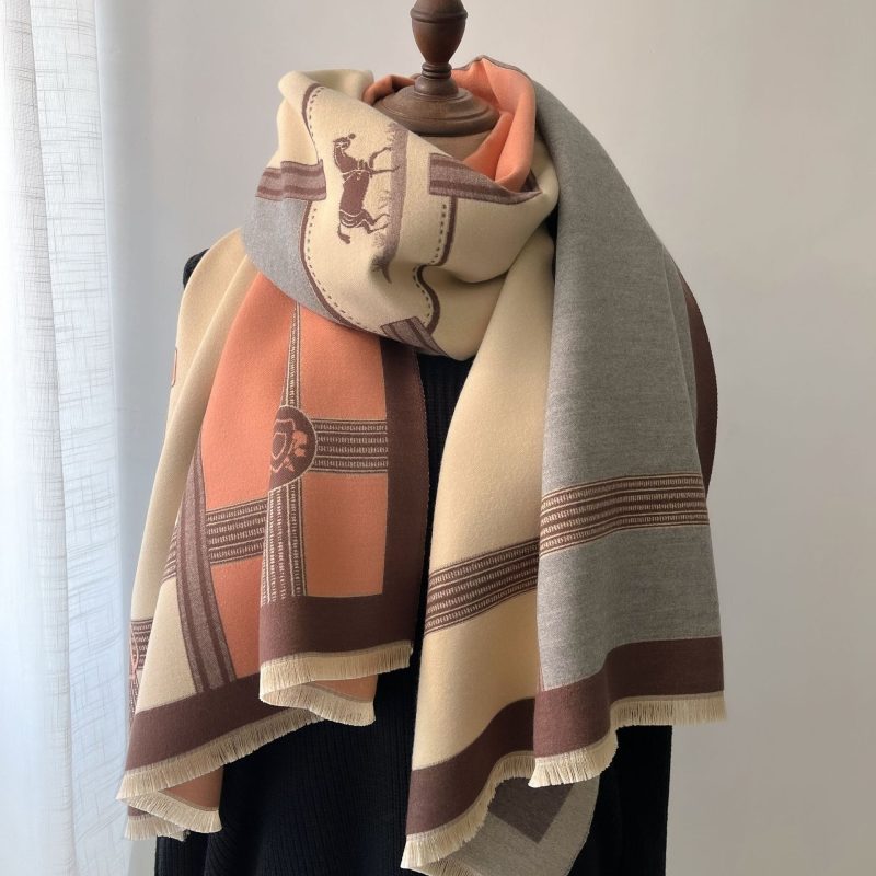 Blocking And Matching Cashmere Scarves - Image 9