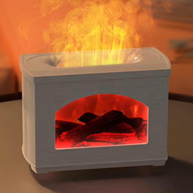 Flame Simulated Fireplace Air Humidifier