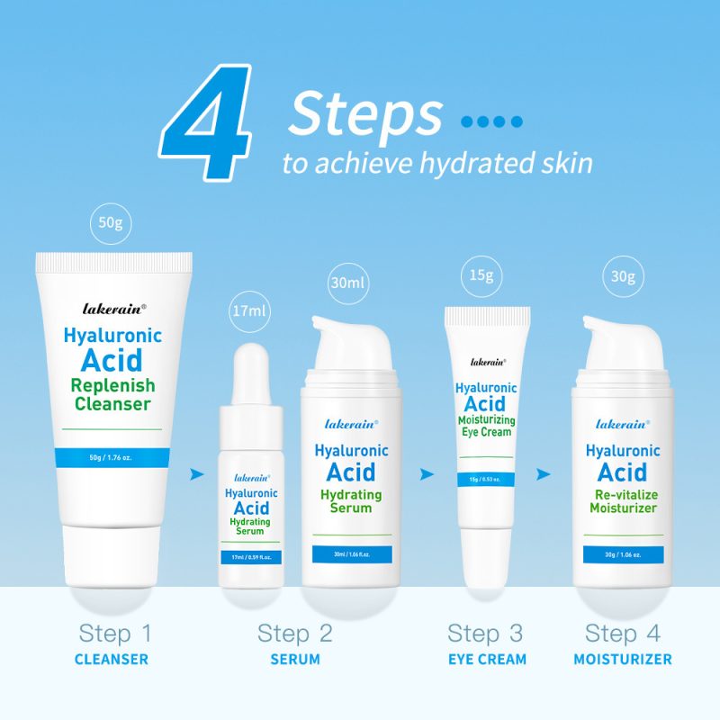 Facial Hydrating Hyaluronic Acid Skin Care Set - Image 7