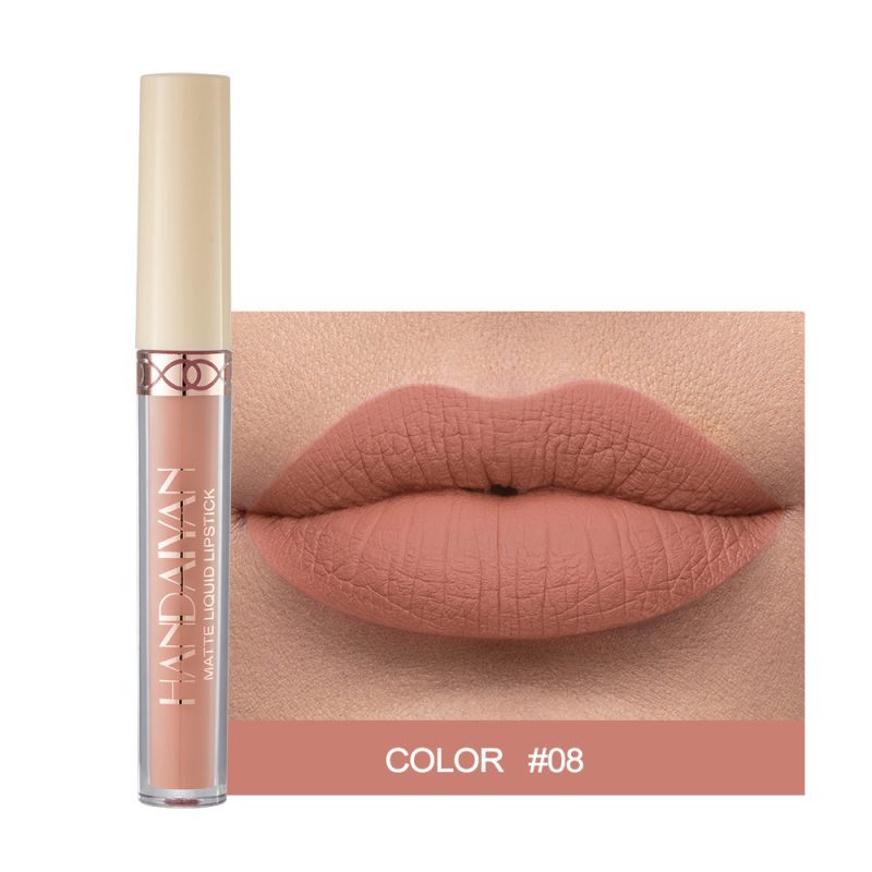 12 Colors Matte Finish Velvet Lip Gloss - Image 7