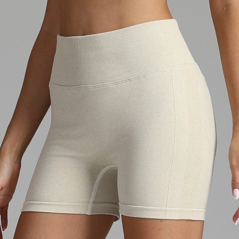 Seamless Hip-Lifting Solid Color Fitness Pants - Image 5