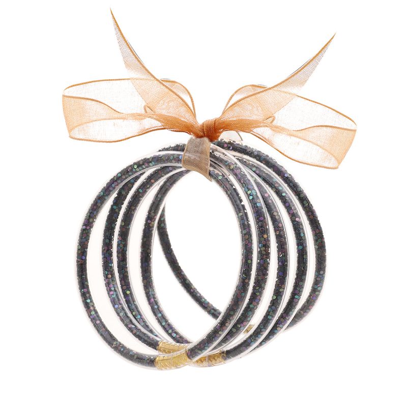 Five Gold Powder Sequins Bracelets - Image 3