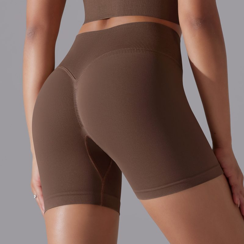High Elastic Skinny Yoga Shorts - Image 10