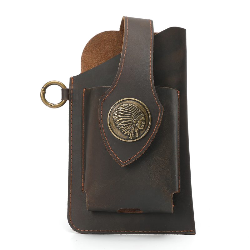 Leather Belt Phone Bag - Image 6