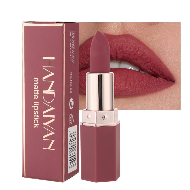 6-color Matte Nourishing Nude Lipstick - Image 5