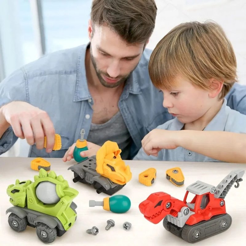 5 Pack Dinosaur Set With Electric Drill - Image 7