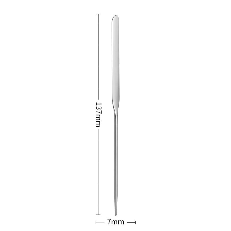 Stainless Steel Makeup Foundation Blending Brush Set - Image 4