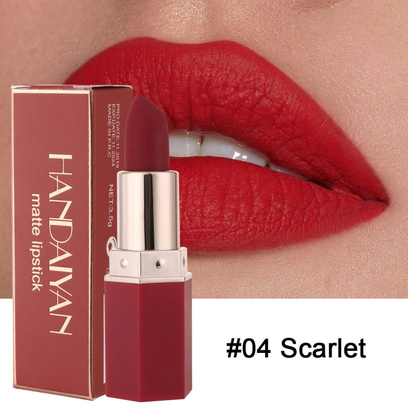 6-color Matte Nourishing Nude Lipstick - Image 2