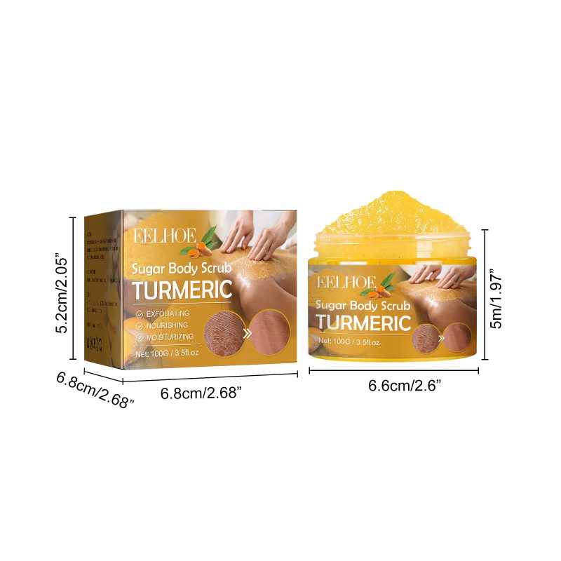Turmeric Cleanses Exfoliates Body Scrub - Image 3