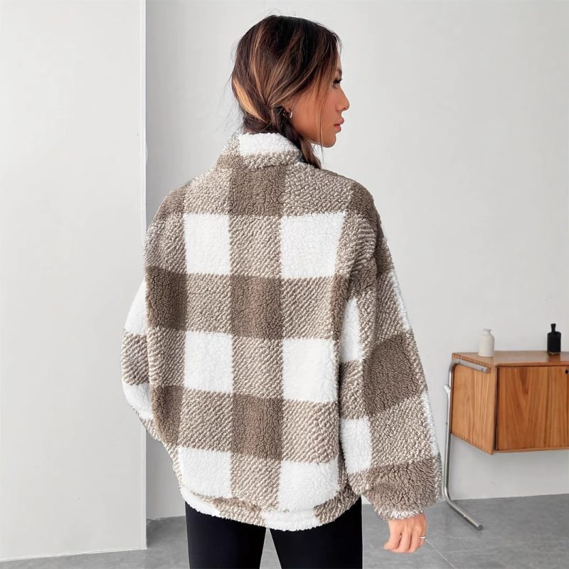 Plush Loose Casual Sweater - Image 5